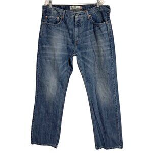 Levis 559 Relaxed Straight Blue Jeans Mens Size 38x32 Grunge Fade Skate